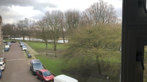 Uitzicht vanuit de woonkamer